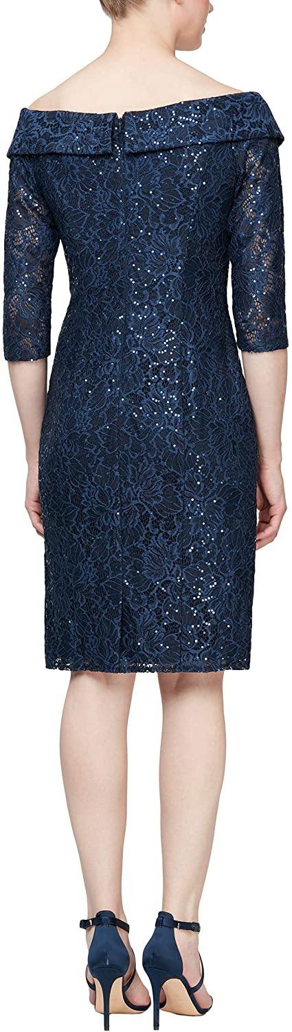 Alex Evenings Formal Short Dress 81122376 - The Dress Outlet