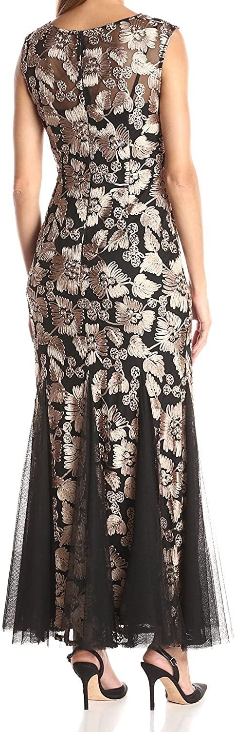 Alex Evenings Formal Sleeveless Long Dress 217152 - The Dress Outlet