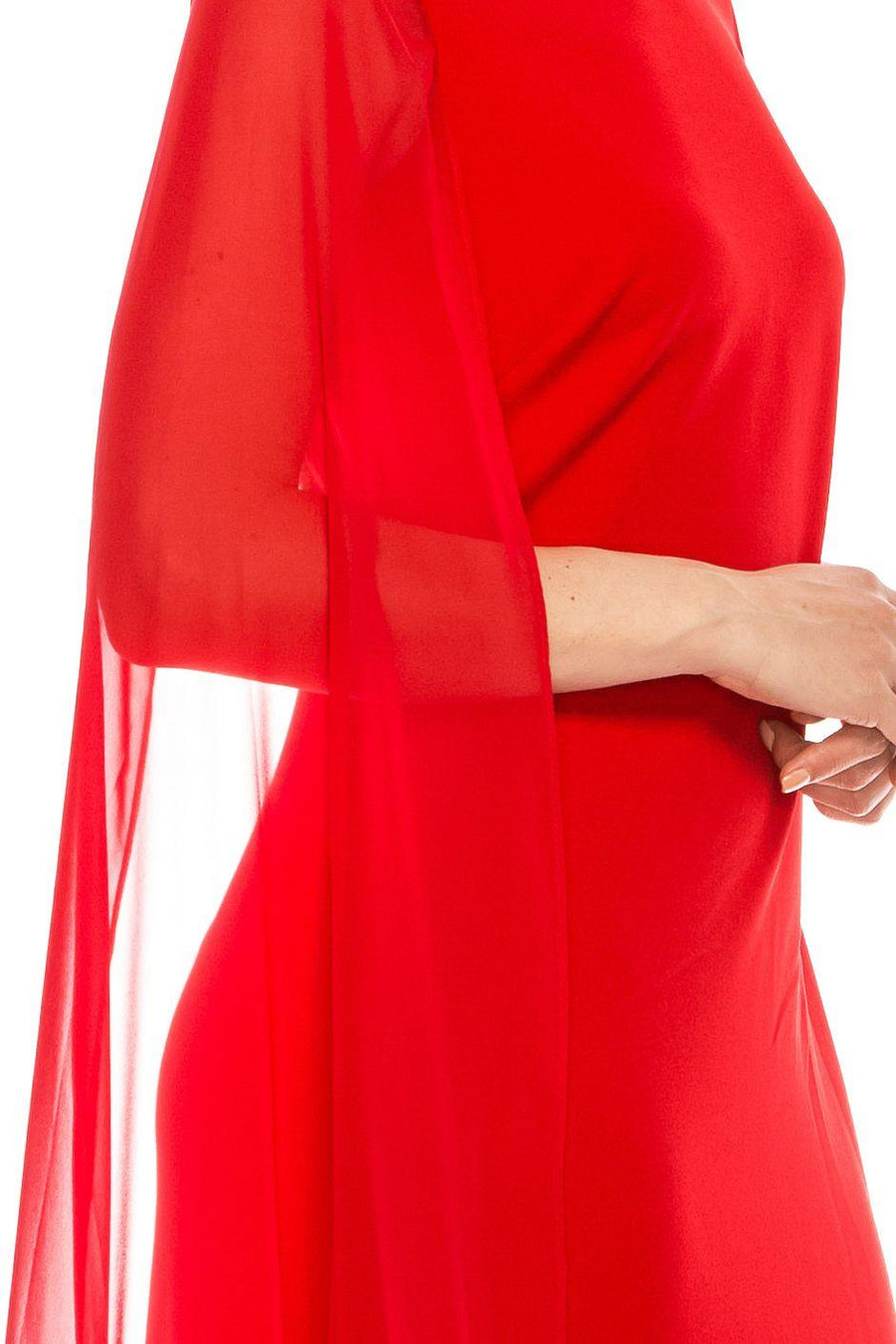 Alex Evenings Long Formal Chiffon Dress 8160255 - The Dress Outlet