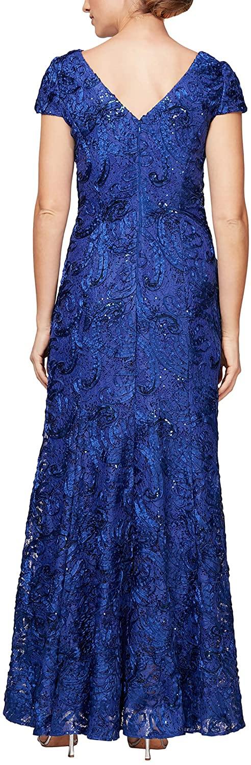 Alex Evenings Long Formal Dress 81122328 - The Dress Outlet