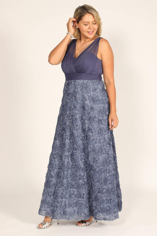 Alex Evenings Long Formal Dress 81122364 - The Dress Outlet