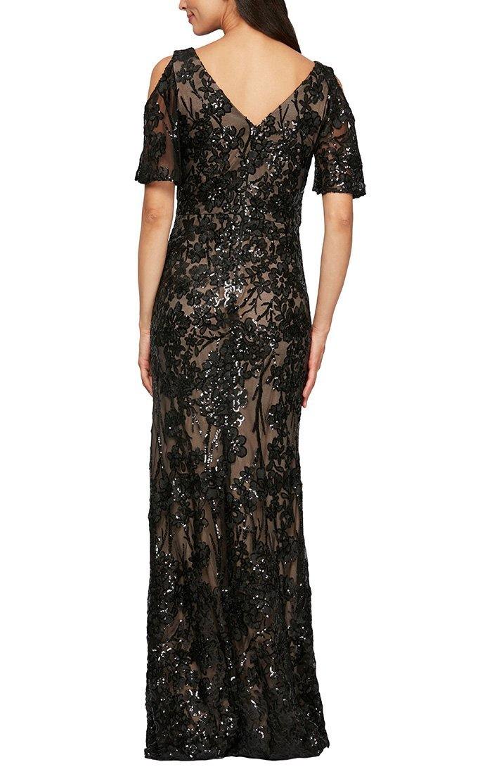 Alex Evenings Long Formal Dress 8196611 - The Dress Outlet