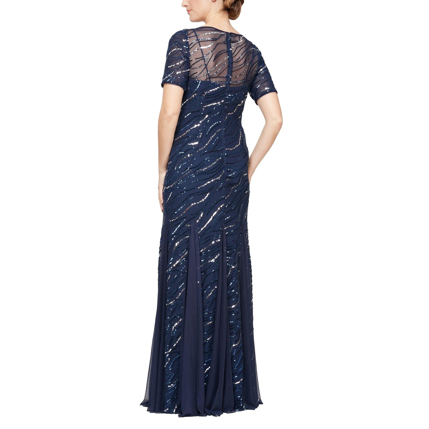 Alex Evenings Long Formal Dress 8196804 - The Dress Outlet