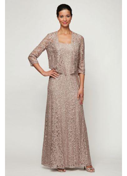 Alex Evenings Long Mother of the Bride Dress 1122012 - The Dress Outlet