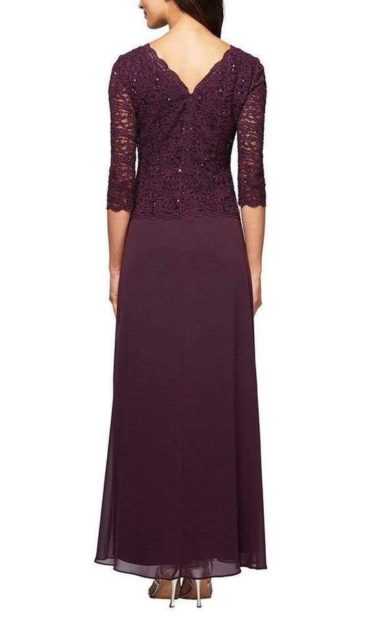 Alex Evenings Long Mother of the Bride Dress 112318 - The Dress Outlet