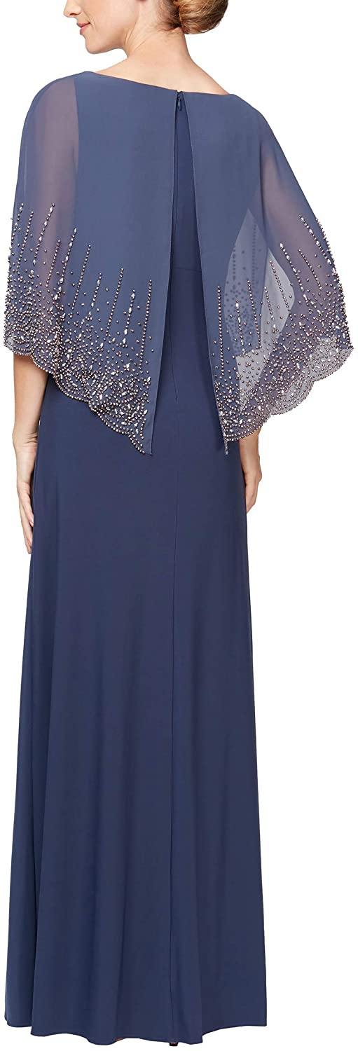 Alex Evenings Long Mother of the Bride Dress 81351515 - The Dress Outlet