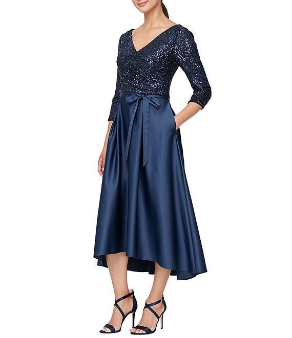 Alex Evenings Petite Long Formal Dress 8296745 - The Dress Outlet
