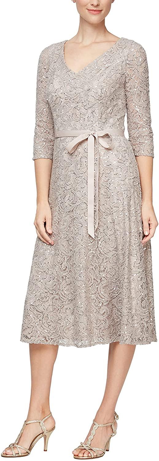 Alex Evenings Plus Size formal Dress 84122482 - The Dress Outlet