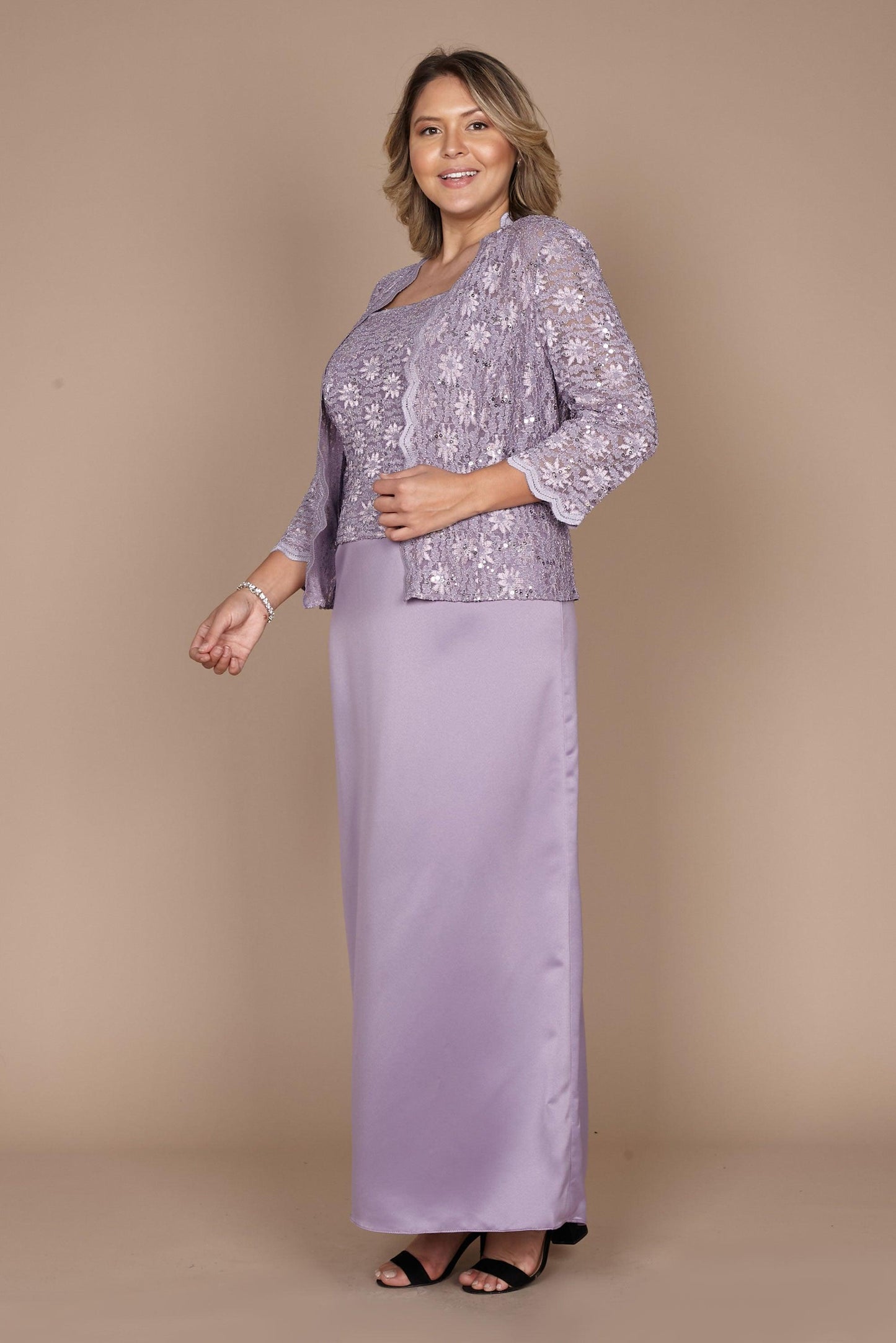 Alex Evenings Plus Size Long Formal Dress 4121198 - The Dress Outlet