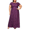 Alex Evenings Plus Size Long Formal Dress 412788 - The Dress Outlet