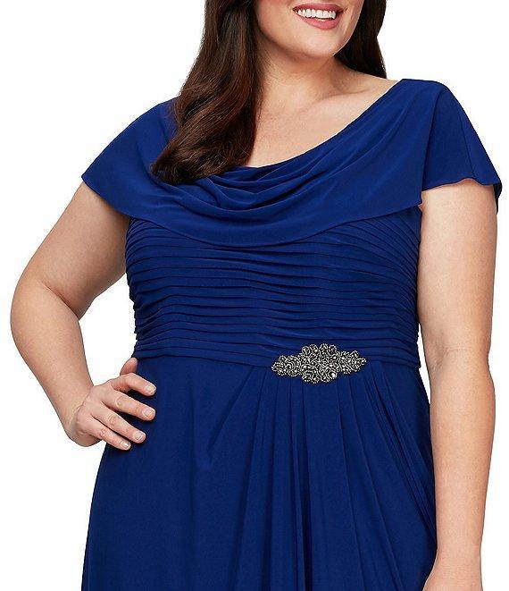 Alex Evenings Plus Size Long Formal Dress 84351491 - The Dress Outlet