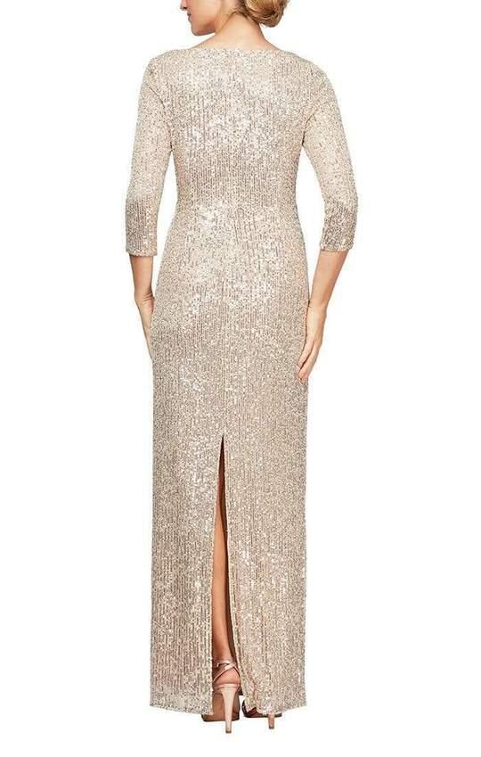 Alex Evenings Sequin Long Formal Dress Sale 8196646 - The Dress Outlet