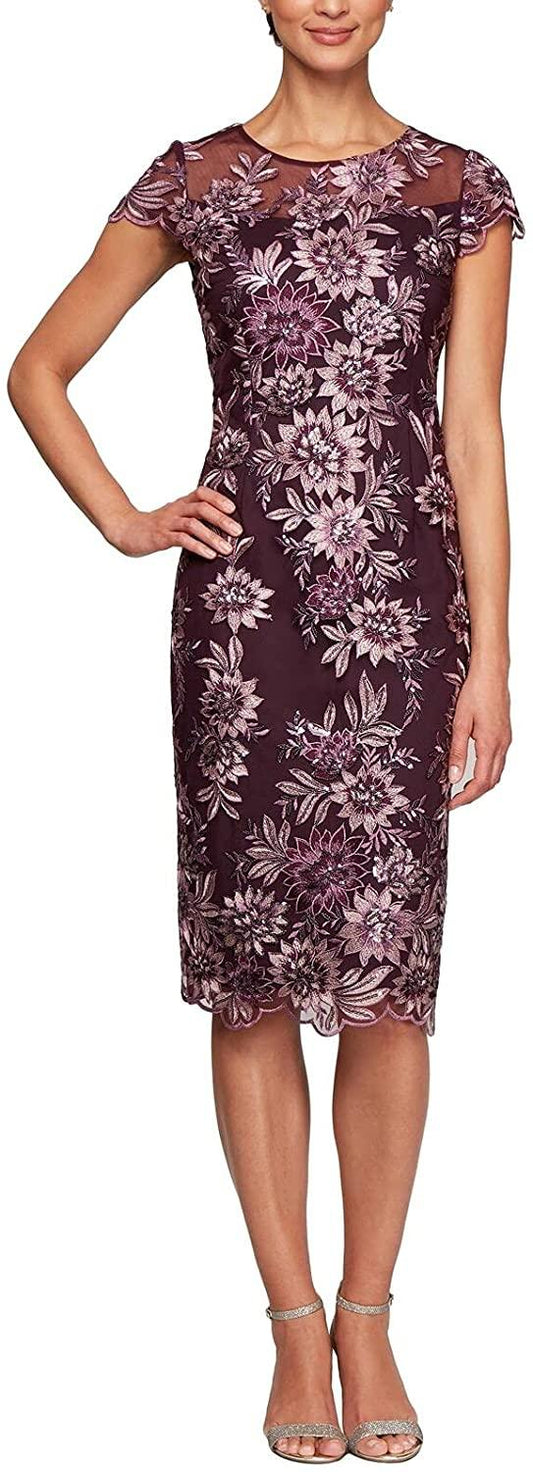 Alex Evenings Short Formal Dress 8117953 - The Dress Outlet