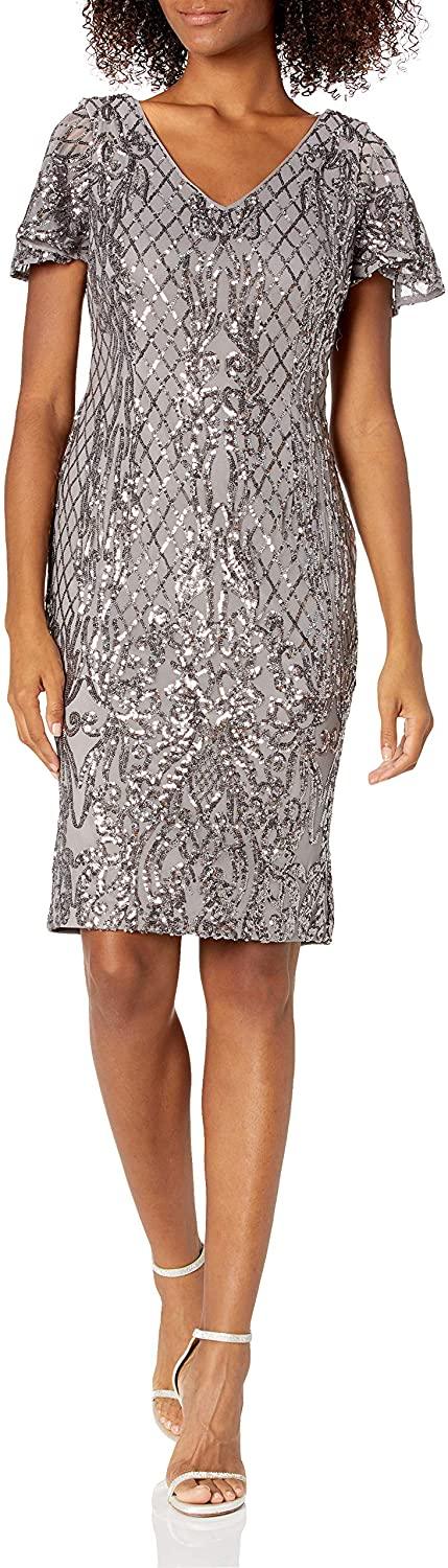 Alex Evenings Short Formal Dress 8196667 - The Dress Outlet