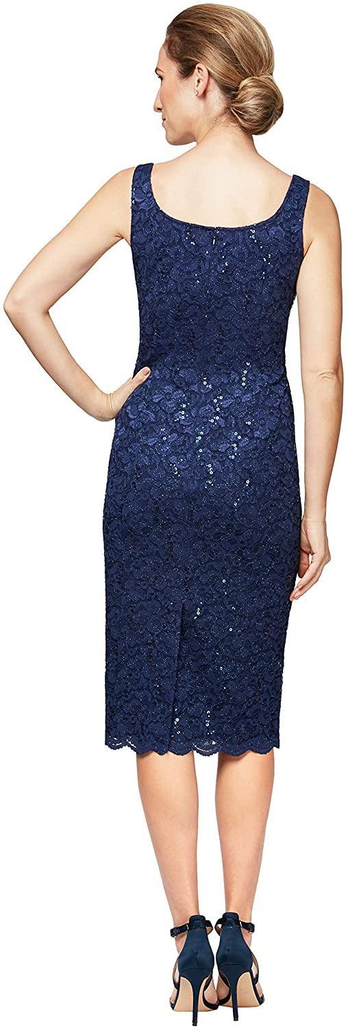 Alex Evenings Short Lace Jacket Formal Dress Sale - The Dress Outlet