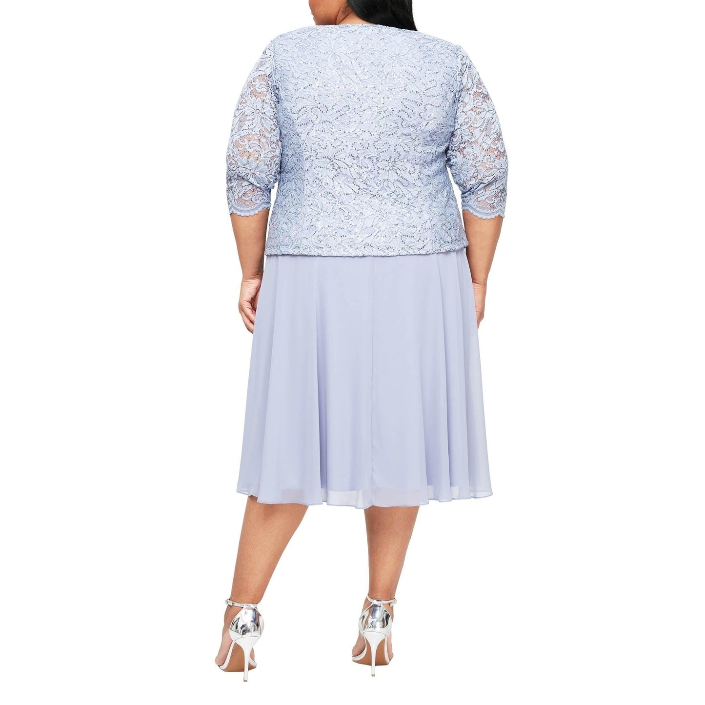 Alex Evenings Short Plus Size Jacket Dress 84122445 - The Dress Outlet