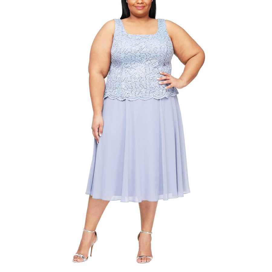 Alex Evenings Short Plus Size Jacket Dress 84122445 - The Dress Outlet