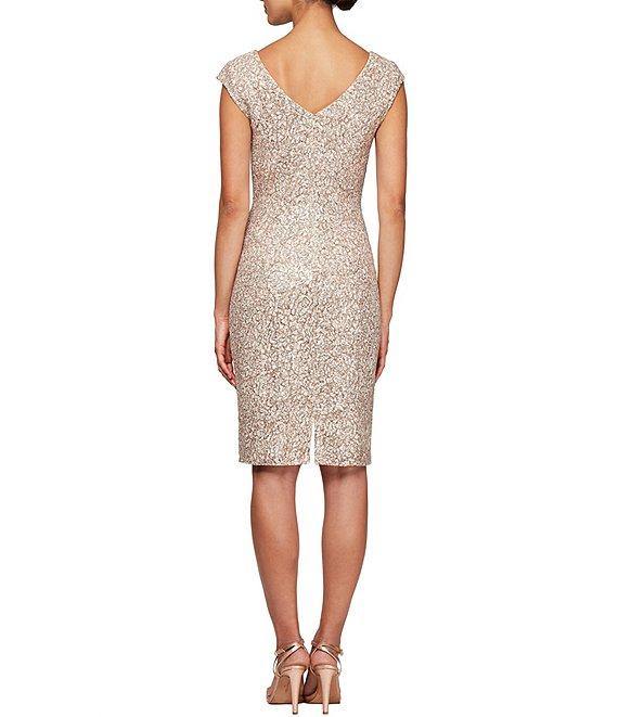 Alex Evenings Short Sleeveless Dress 82122241 - The Dress Outlet