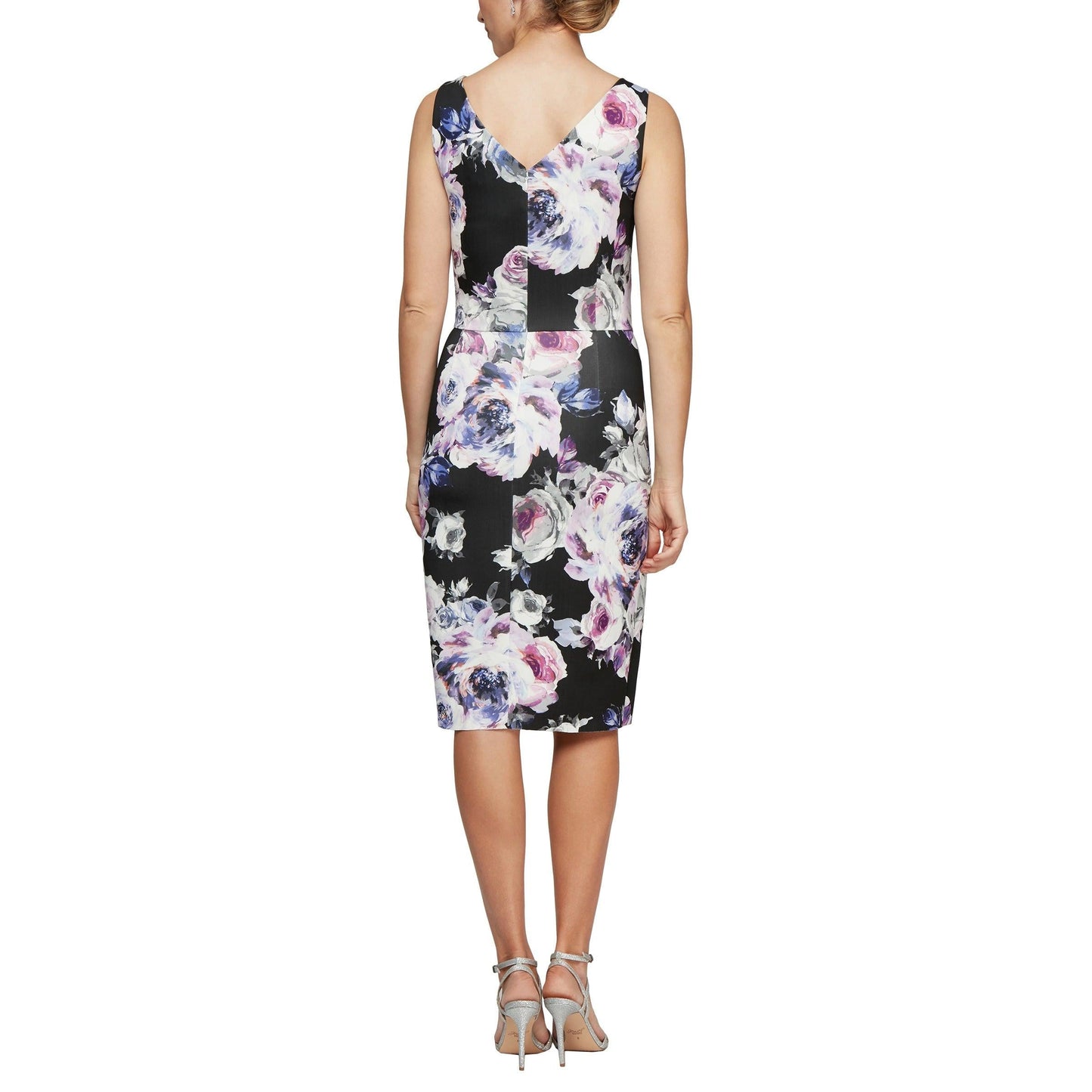 Alex Evenings Short Sleeveless Print Dress 8160213 - The Dress Outlet