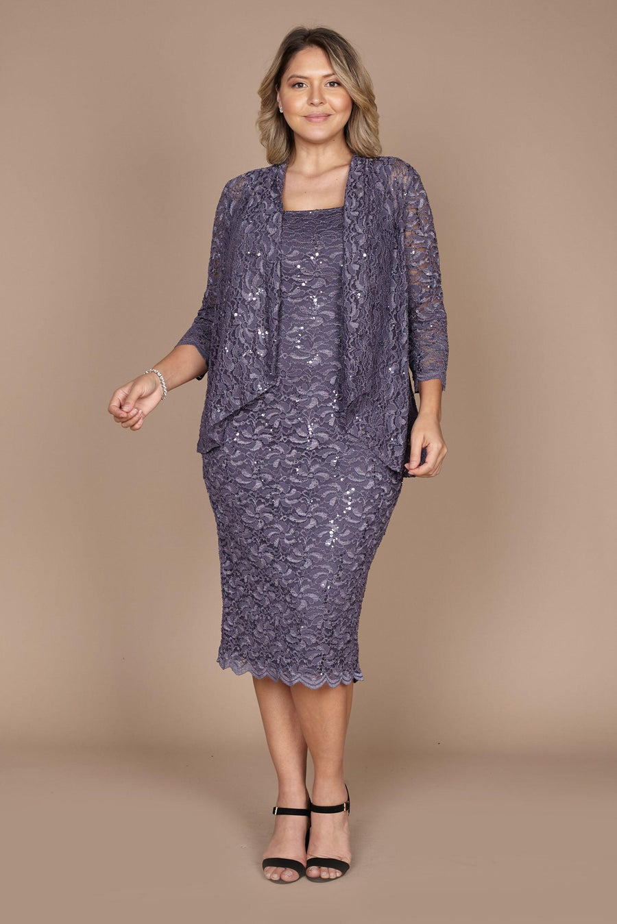 Alex Evenings Short Two Piece Dress 1121902 - The Dress Outlet