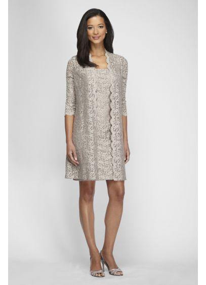 Alex Evenings Short Mother of the Bride Dress 1121655 - The Dress Outlet