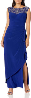 Alex Evenings Sleeveless Long Formal Dress 81351467 - The Dress Outlet