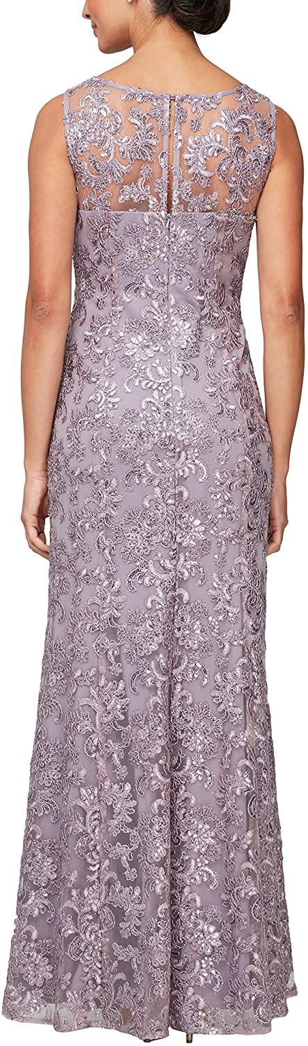 Alex Evenings Sleeveless Long Formal Dress 82171128 - The Dress Outlet