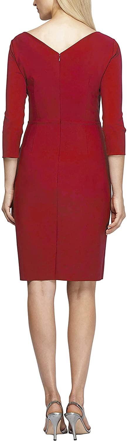 Alex Evenings Women's Short Formal Dress 8134228 - The Dress Outlet