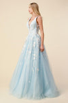 Andrea & Leo A1028 Gardenia Prom Long Dress Blue