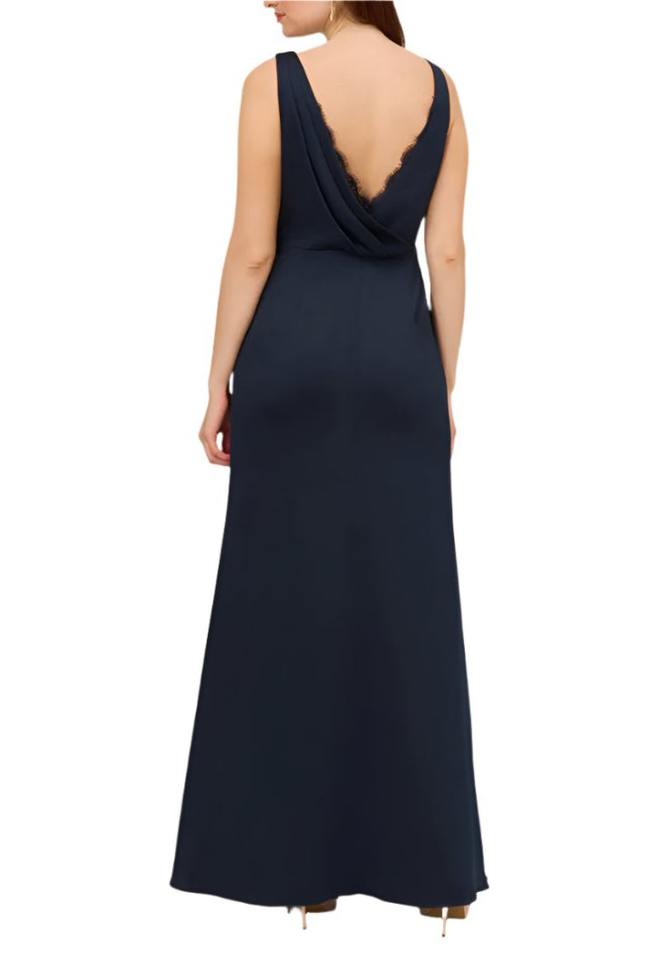 Formal Dresses Long Mermaid Fit Formal Evening Dress Dark Navy