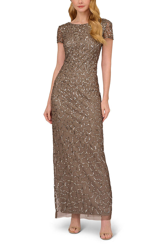 Formal Dresses Long Formal Beaded Evening Dress Lead