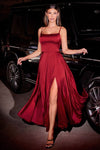 Prom Dresses A Line Long Formal Prom Dress Burgundy