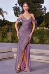 Prom Dresses Long Sequins Evening Gown Dusty Lavender