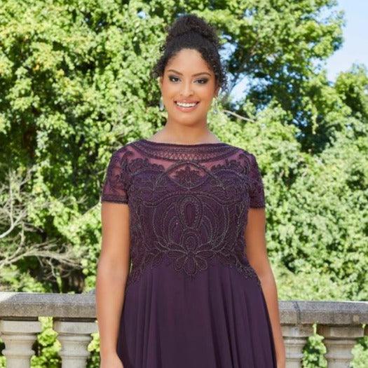 MGNY Madeline Gardner New York 71824 Mother of the Bride Formal Long Dress