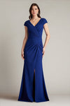 Formal Dresses Long Formal Pleated Evening Dress Midnight