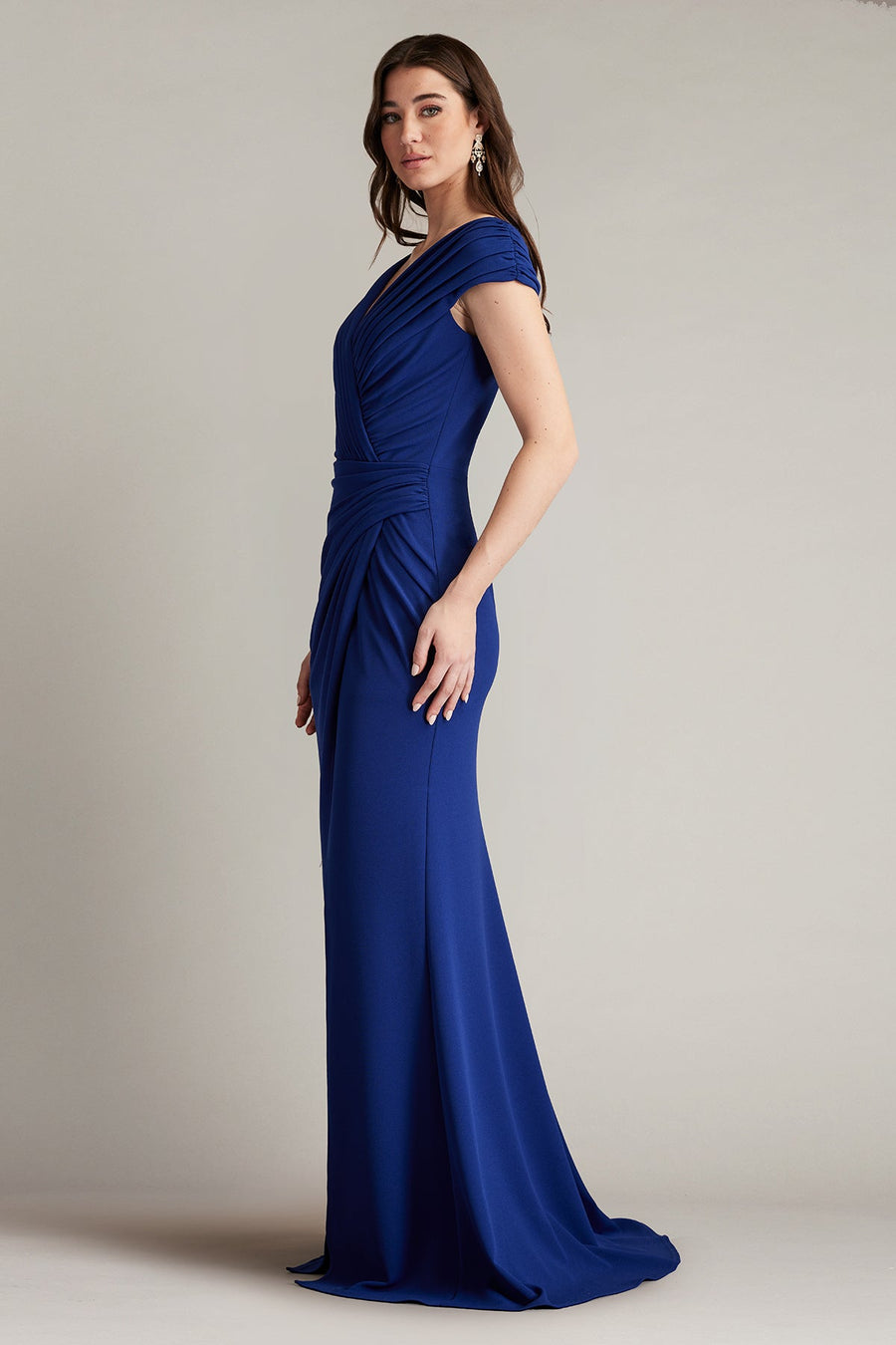 Formal Dresses Long Formal Pleated Evening Dress Midnight