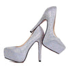 Bridal Wedding Platform High Heels Prom Shoes - The Dress Outlet FM