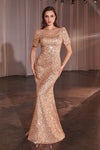 Mother of the Bride Dresses Long Formal Sequin Mother of the Bride Dress Rose Gold