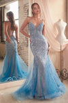Prom Dresses Prom Formal Mermaid Long Dress Ocean Blue