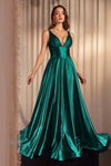 Prom Dresses Glitter Formal Long A Line Prom Dress Emerald