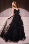 Prom Dresses Long A Line Formal Prom Beaded Dress Black
