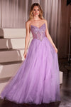 Prom Dresses Long A Line Formal Prom Beaded Dress Lavender