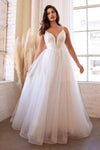 Wedding Dresses Beaded Long A Line Wedding Dress Off White
