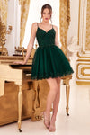 Cocktail Dresses A Line Lace Applique Short Cocktail Dress Emerald
