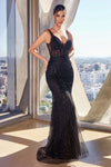 Prom Dresses Long Formal Prom Beaded Dress Black