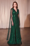 Mother of the Bride Dresses Long Formal Beaded Sequin Mother of the Bride Dress Emerald