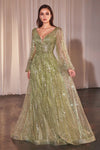 Mother of the Bride Dresses Long Formal Beaded Mother of the Bride Dress Greenery