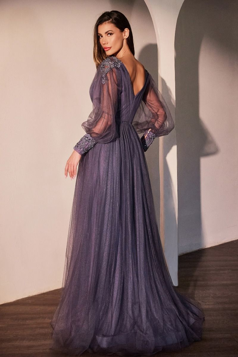 Mother of the Bride Dresses Long A Line Layered Mother of the Bride Dress Smoky Violet