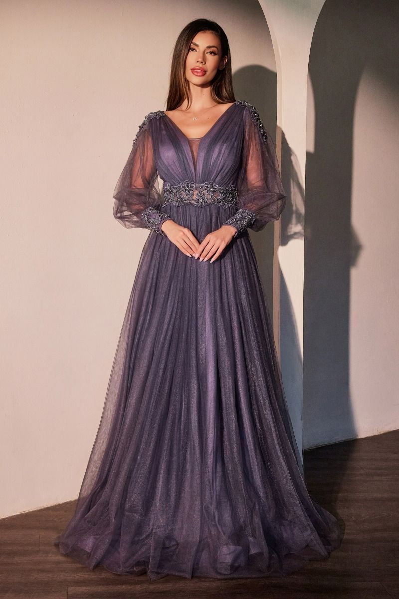 Mother of the Bride Dresses Long A Line Layered Mother of the Bride Dress Smoky Violet