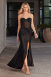 Prom Dresses Formal Long Beaded Evening Prom Dress Black